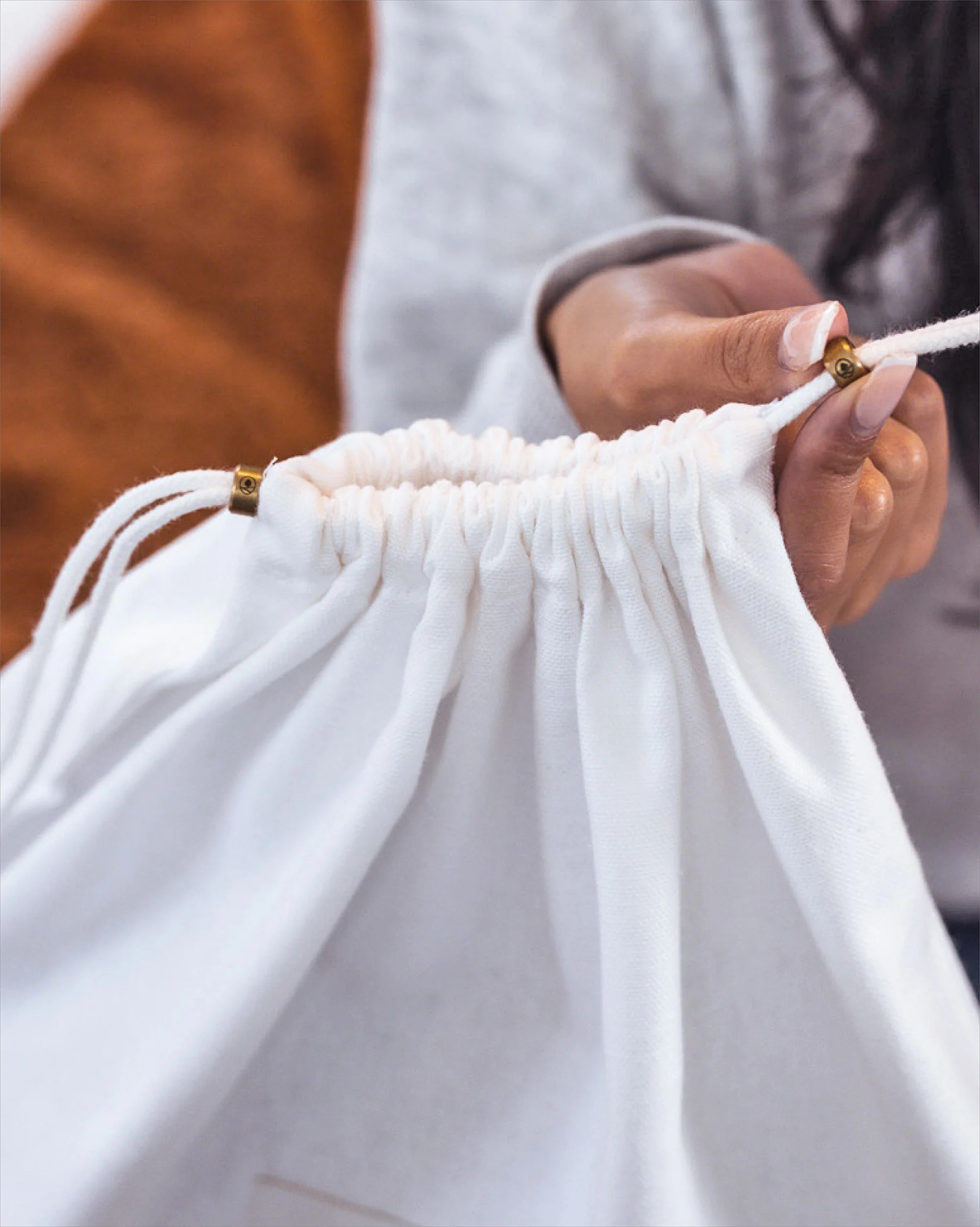 HAYDEN HILL - 3 Medium Organic Cotton Dust Bags - Image 9