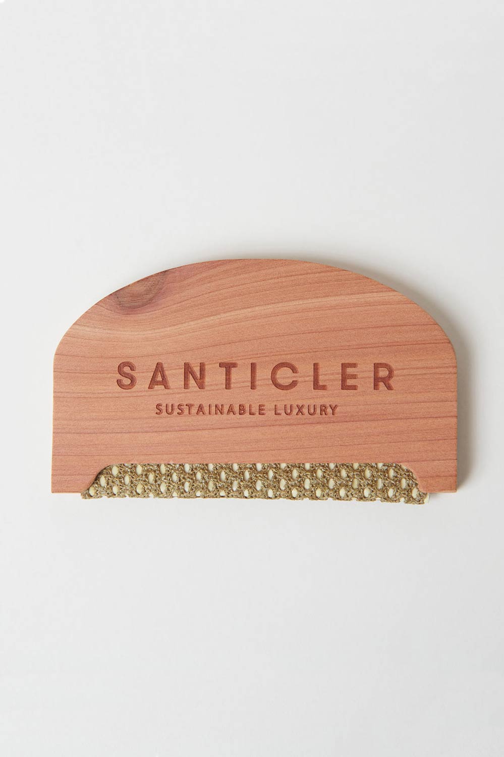 CEDAR WOOD CASHMERE COMB WITH POUCH - Image 4