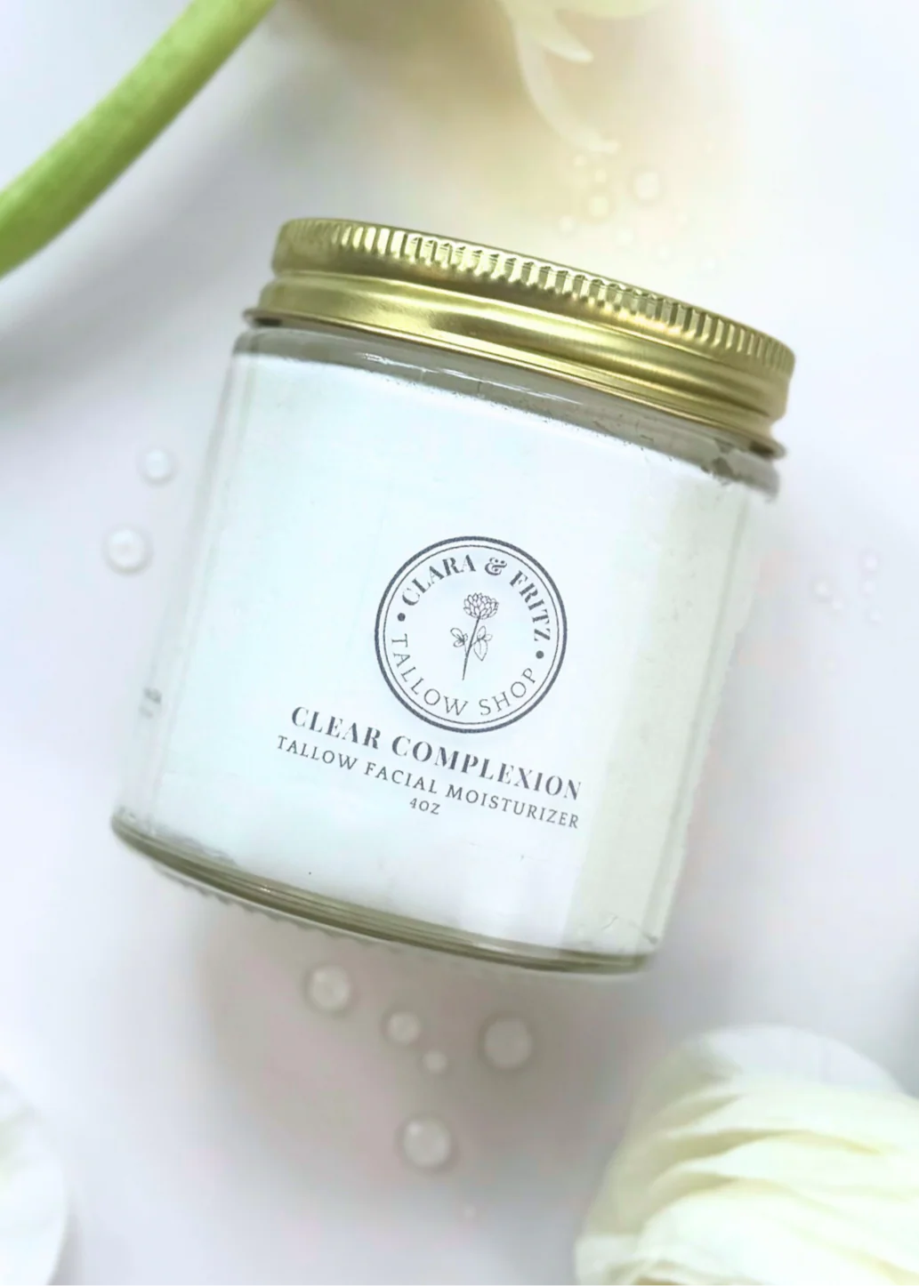 CLARA & FRITZ TALLOW SHOP - Clear Complexion Whipped Tallow Facial Moisturizer