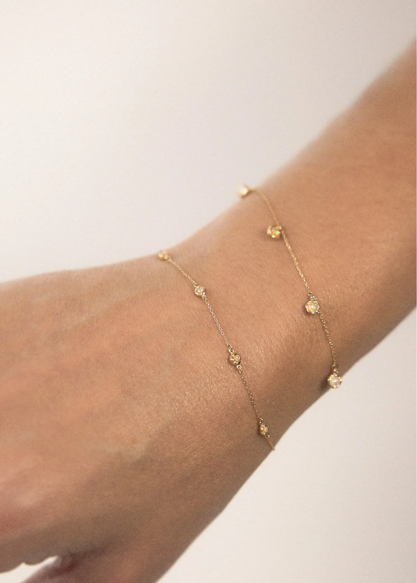 PAMELA LOVE - Diamond Station Droplet Bracelet - Image 5