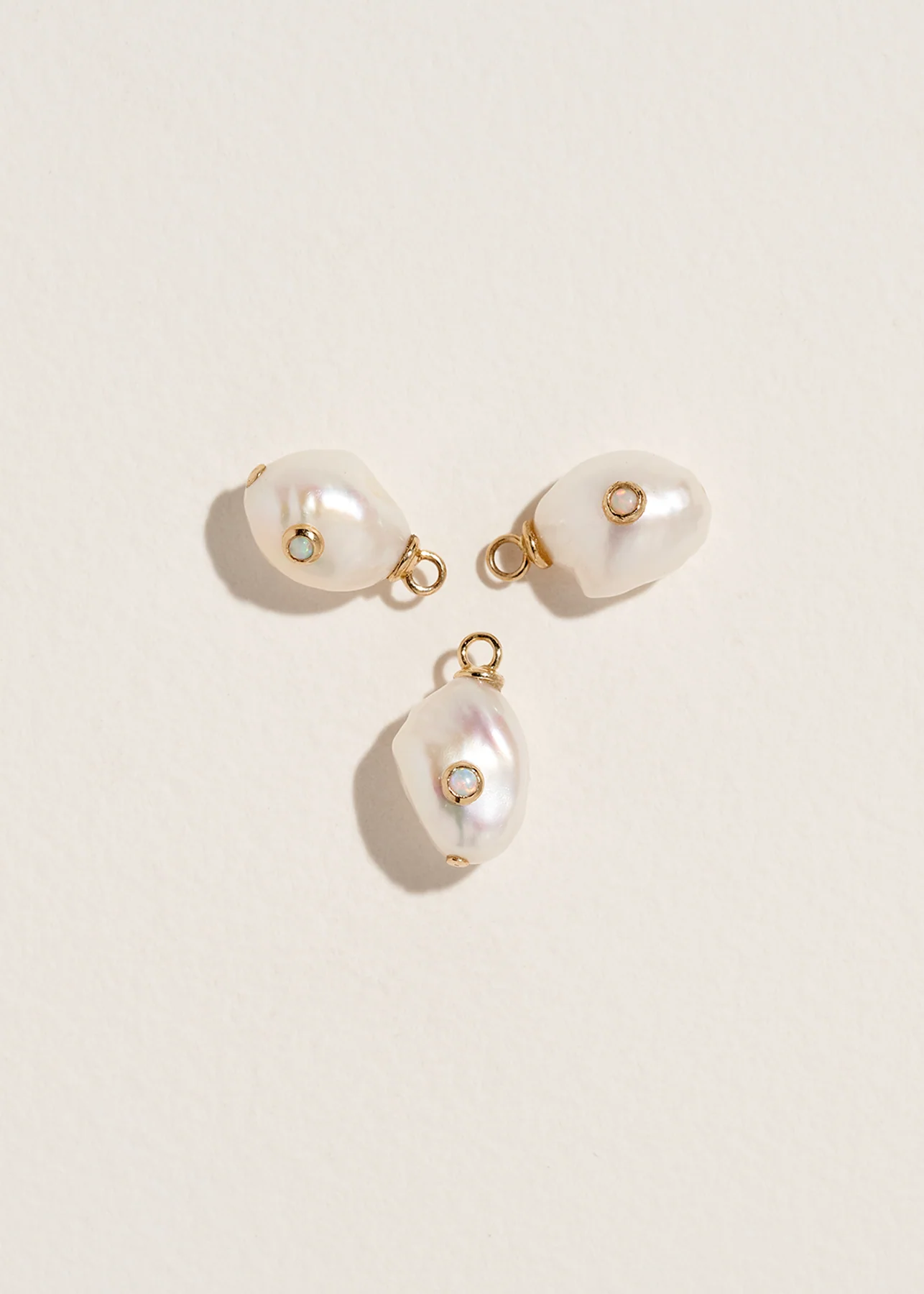PAMELA LOVE - Diana Baroque Pearl Charm with Opal Accent - Image 6