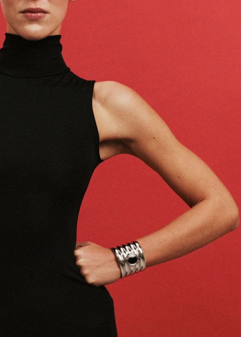 HEAVEN MAYHEM - Clarke Textured Cuff Bracelet - Image 9