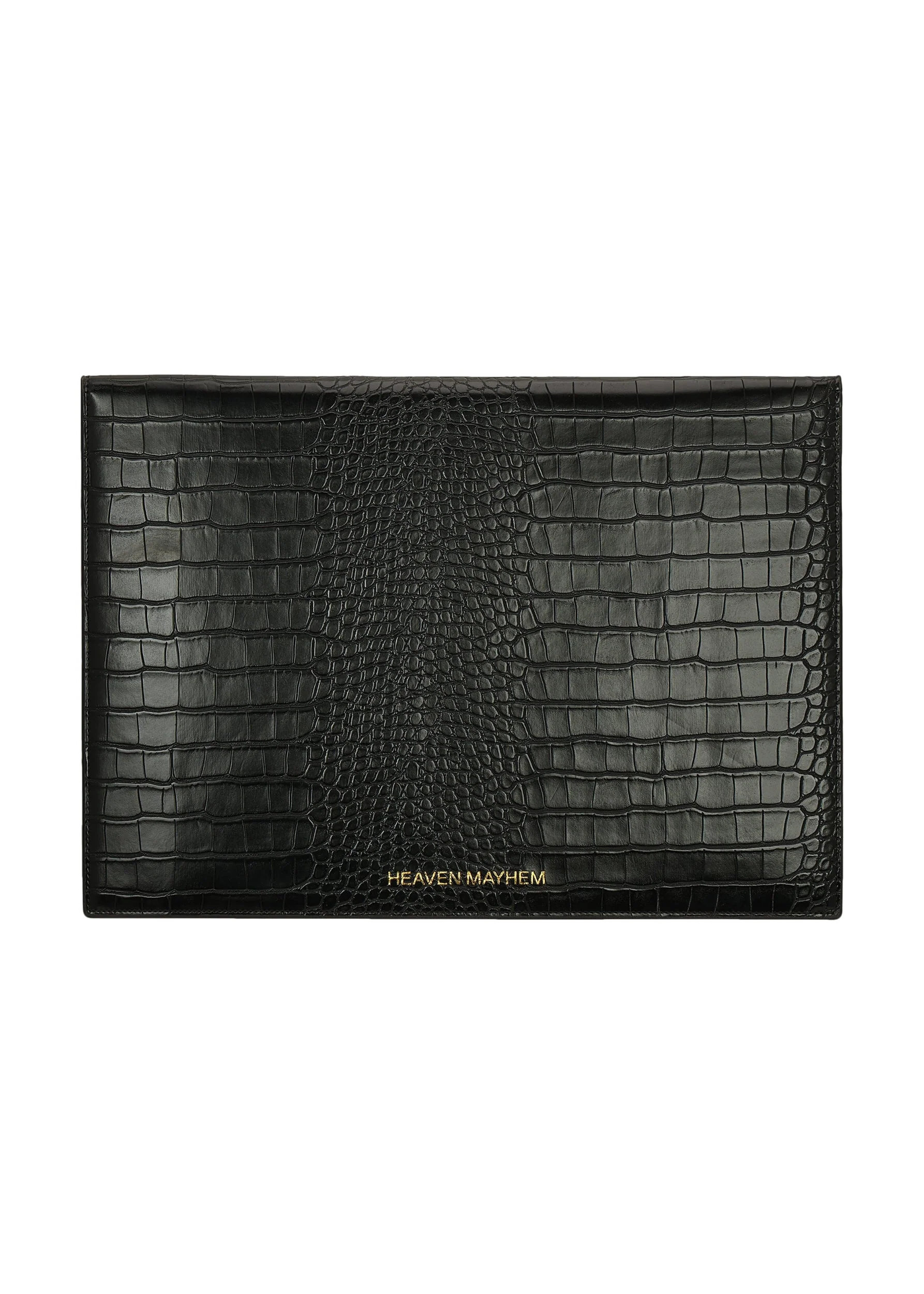 HEAVEN MAYHEM - Croco Embossed Laptop Sleeve - Image 3