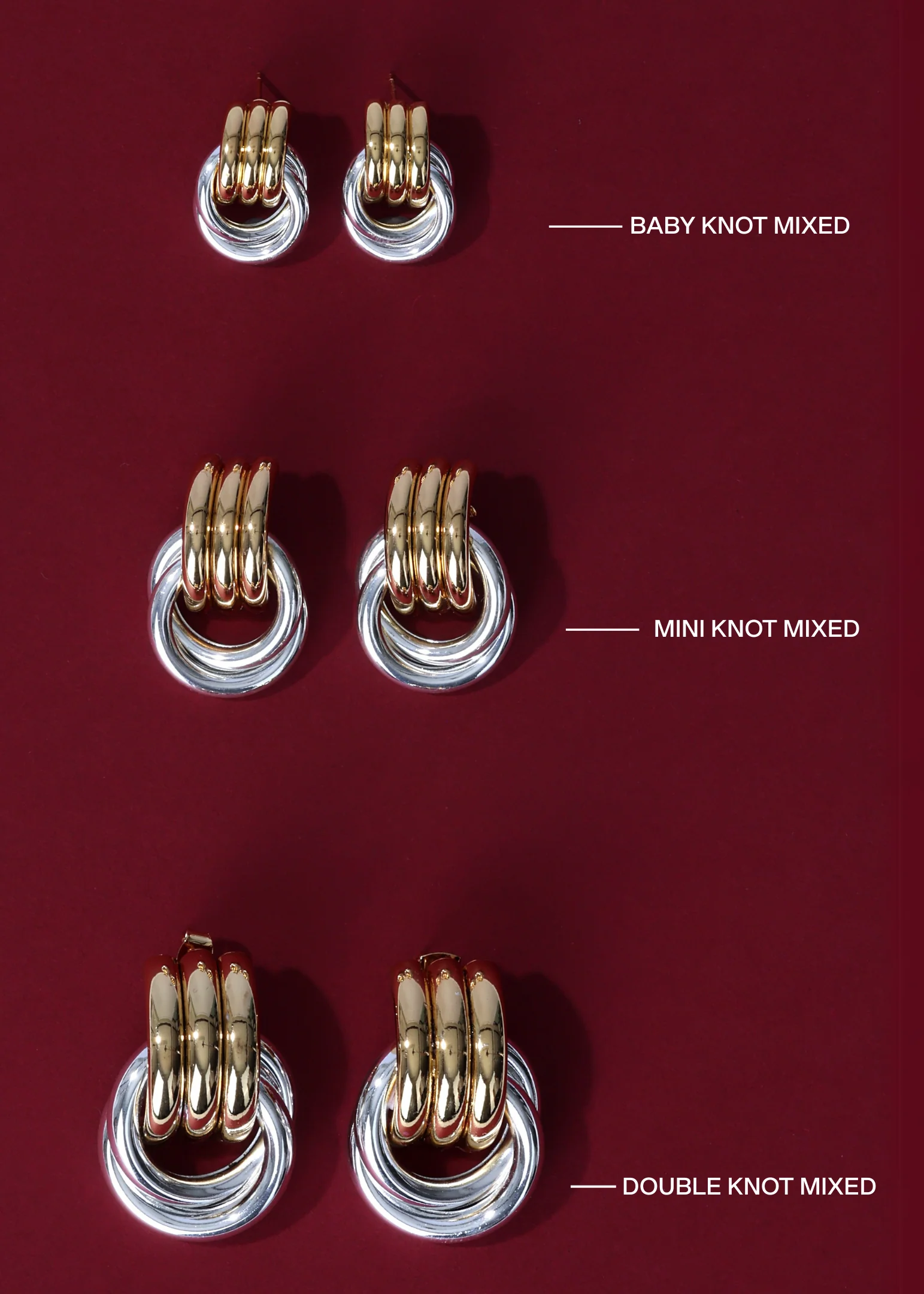 HEAVEN MAYHEM - Mini Knot Earrings - Image 8