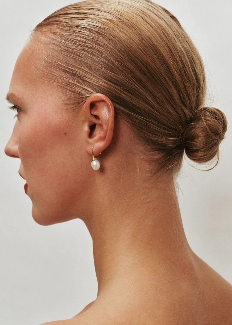 HEAVEN MAYHEM - Odette Pearl Earrings in Gold or Silver - Image 13