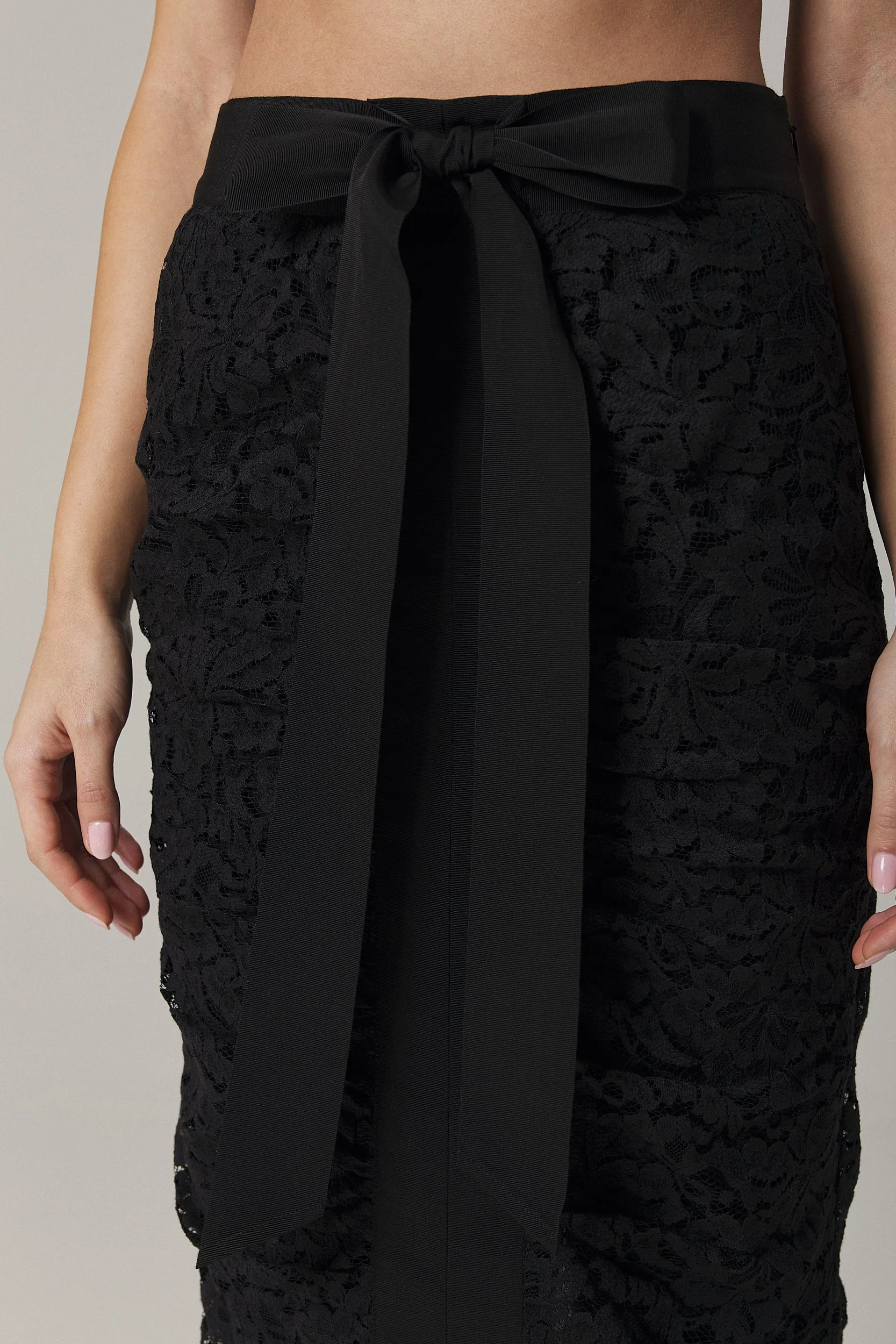 KATIA LACE SKIRT IN BLACK - Image 3