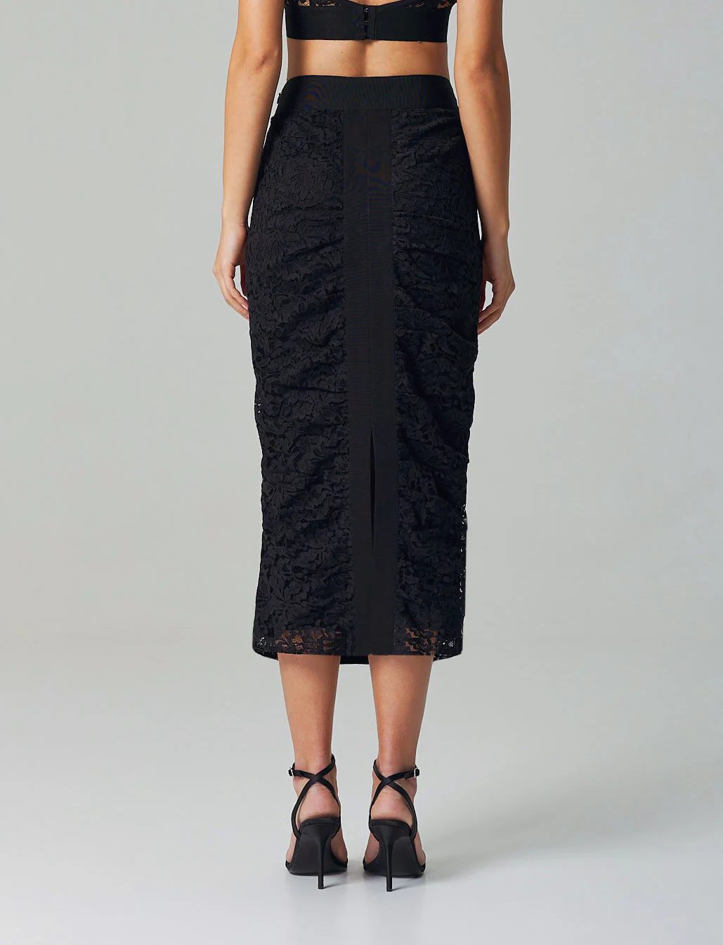 KATIA LACE SKIRT IN BLACK - Image 4