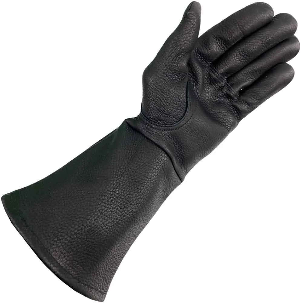 LEGENDARY USA - Classic American Whitetail Deerskin Gauntlets Gloves - Image 6