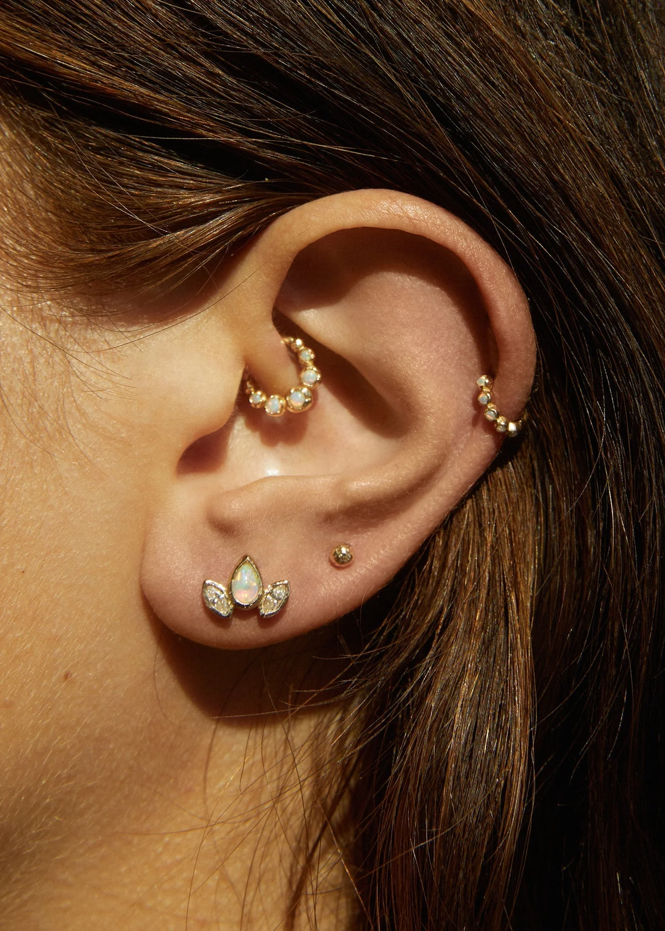 PAMELA LOVE - Turquoise Marquise Pear Stud - Image 6