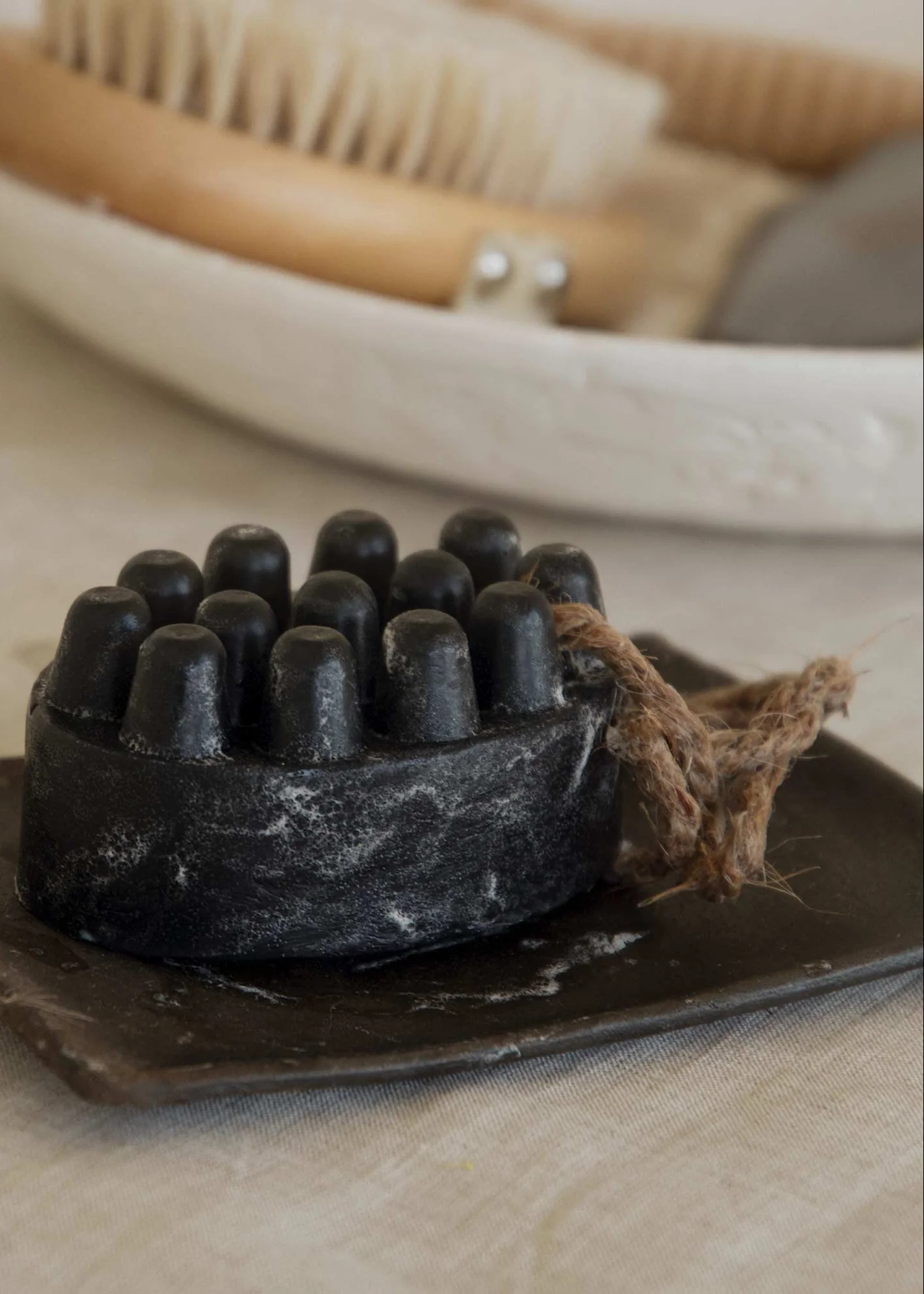 CEDAR AND MYRRH - Palo Santo and Charcoal Bar Soap - Image 5