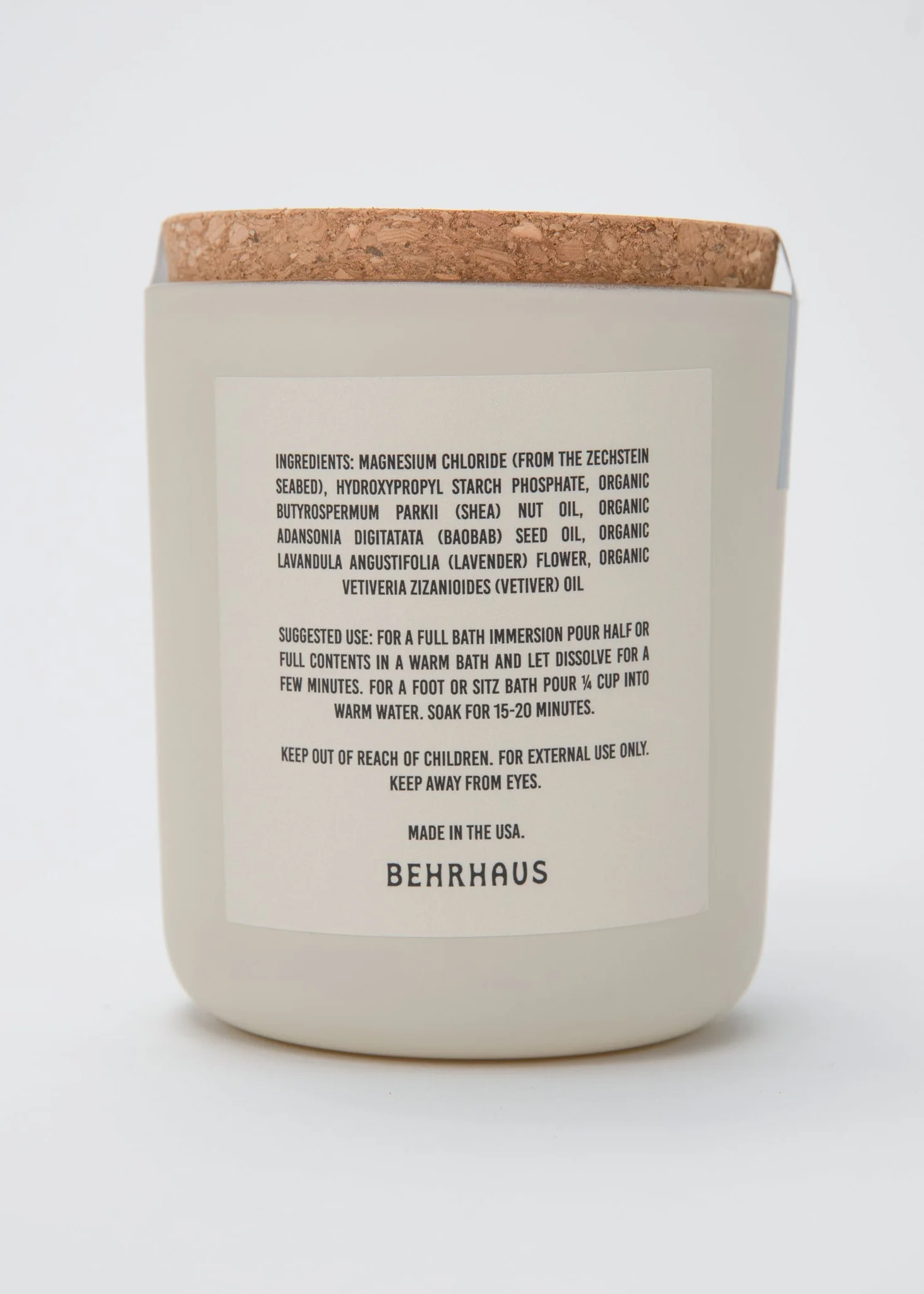 BEHRHAUS - Restorative Magnesium Bath Soak - Image 2