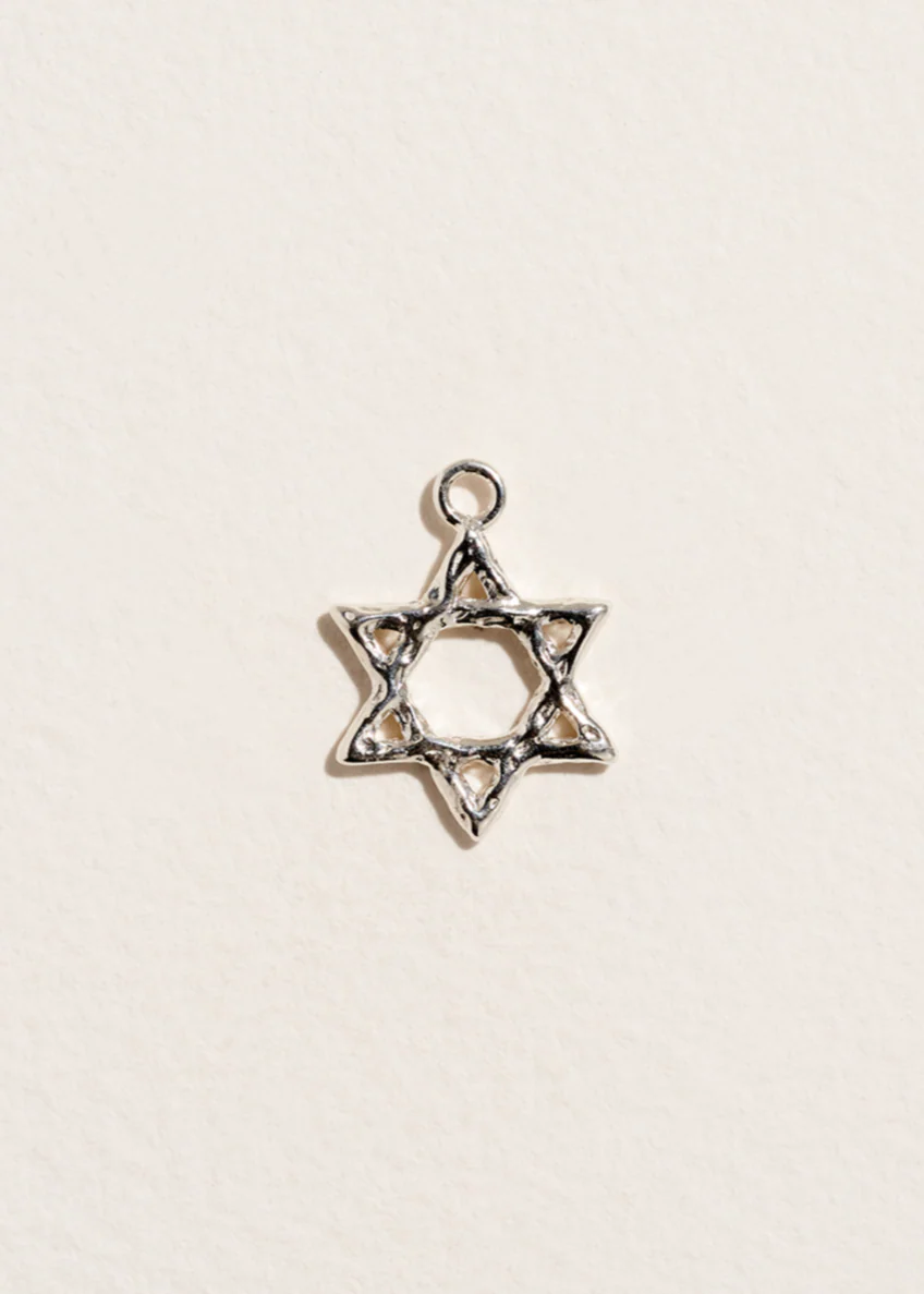 PAMELA LOVE - Star of David Charm in Sterling Silver