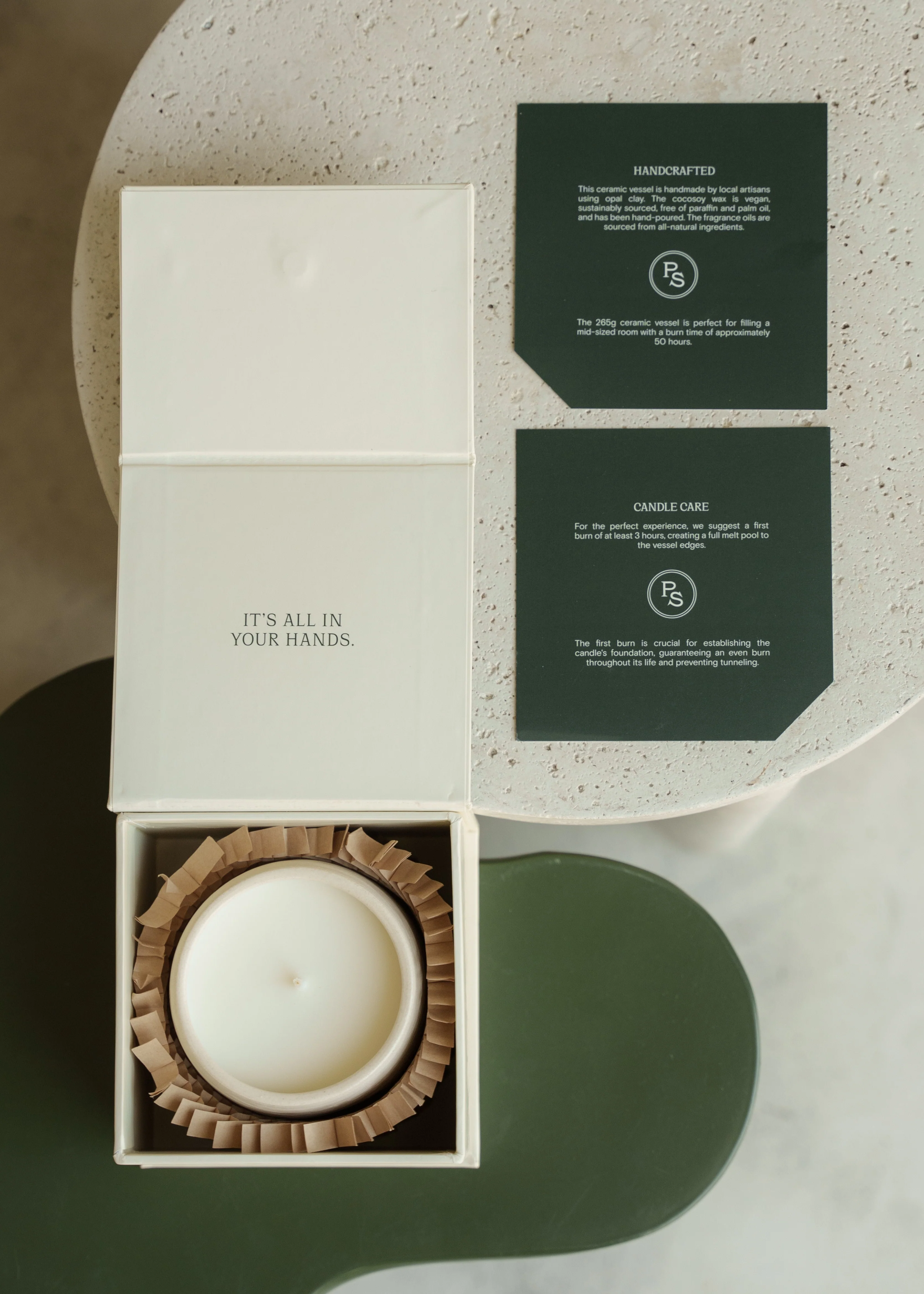 PALMA DE SALUS - Sweet Neroli Hand Crafted Soy Candle - Image 5