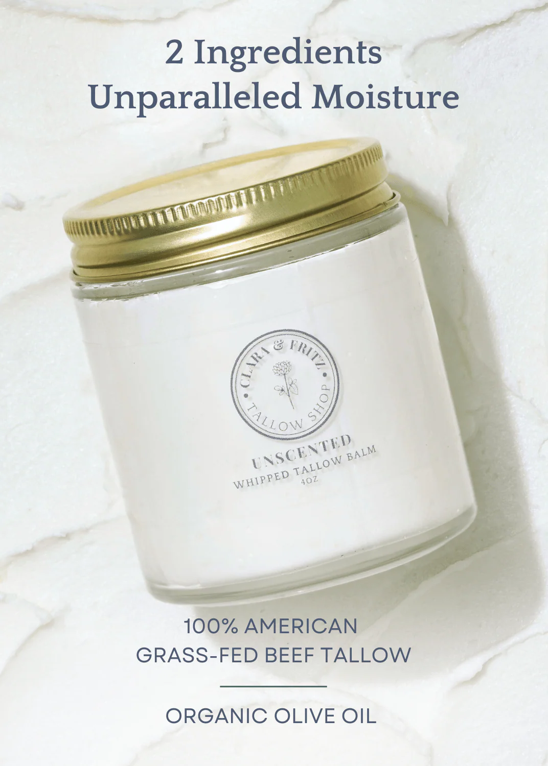 CLARA & FRITZ TALLOW SHOP - Whipped Pure Hydration Set - Image 2