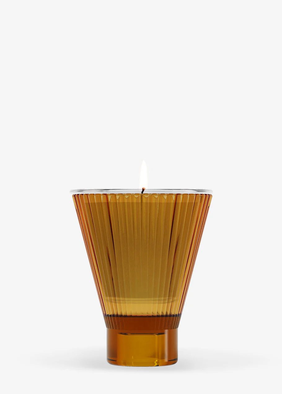 OZAIZ - ZAI Oud & Bergamot Candle with Glass Vessel