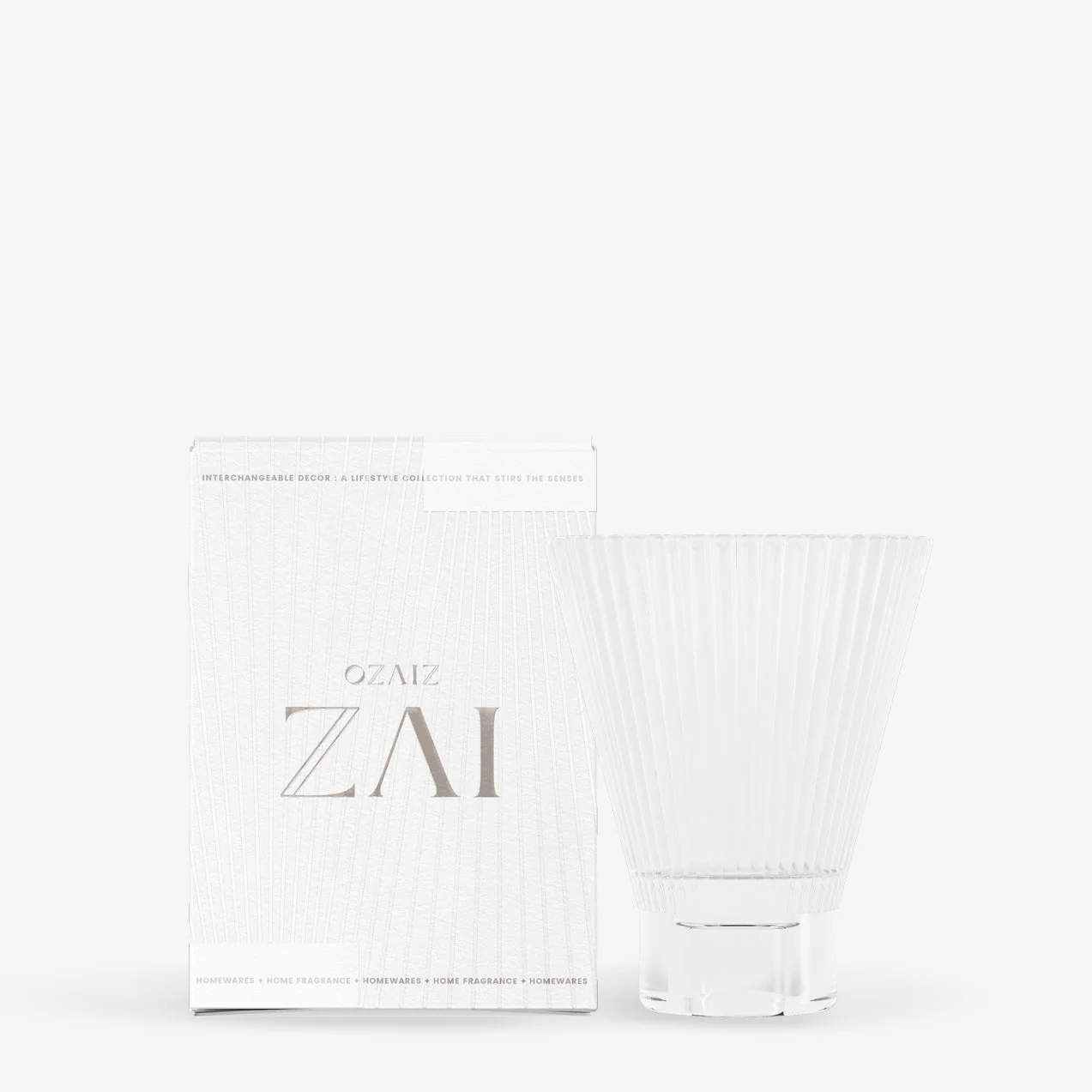 OZAIZ - ZAI Oud & Bergamot Candle with Glass Vessel - Image 22