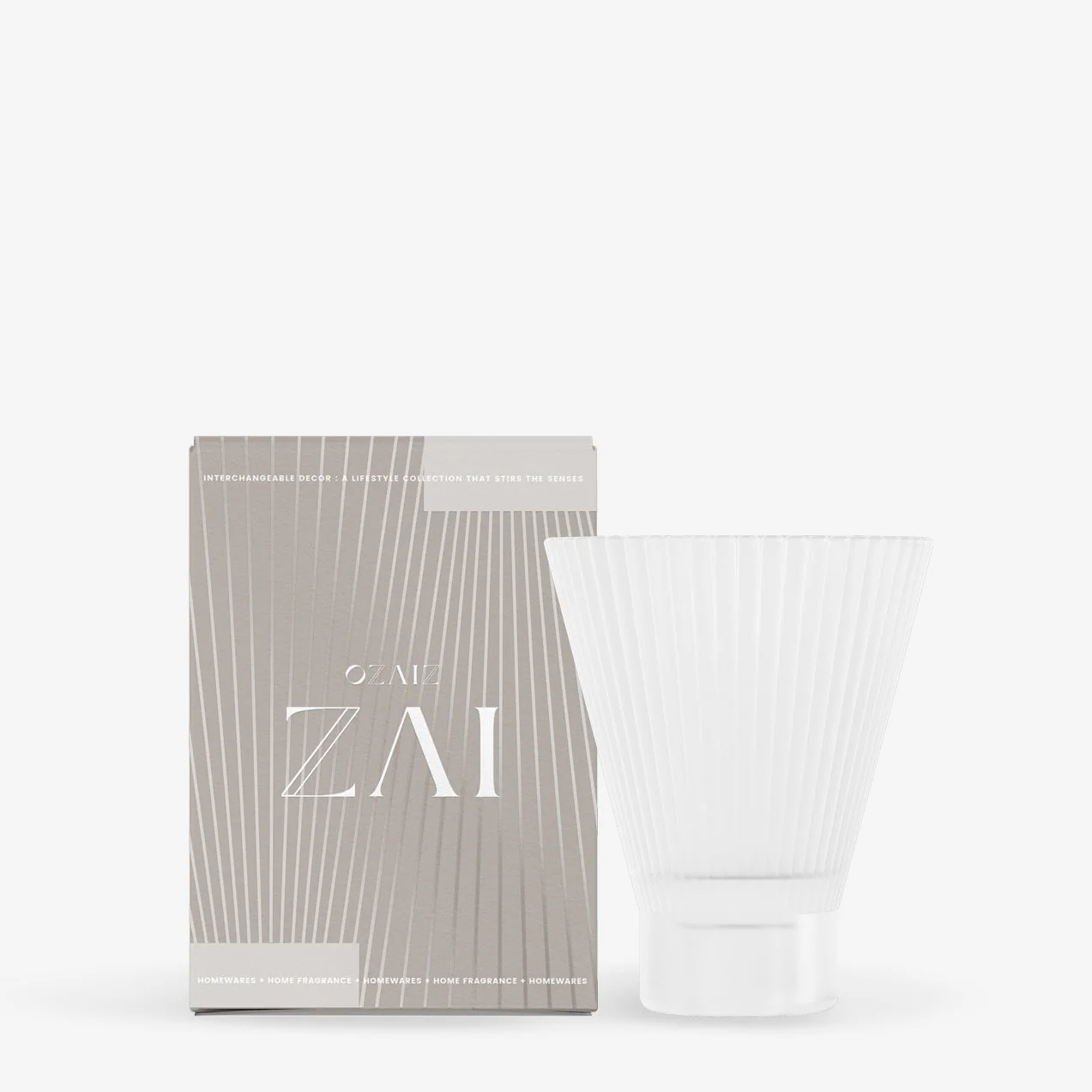 OZAIZ - ZAI Santal & Spice Candle with Glass Vessel - Image 13