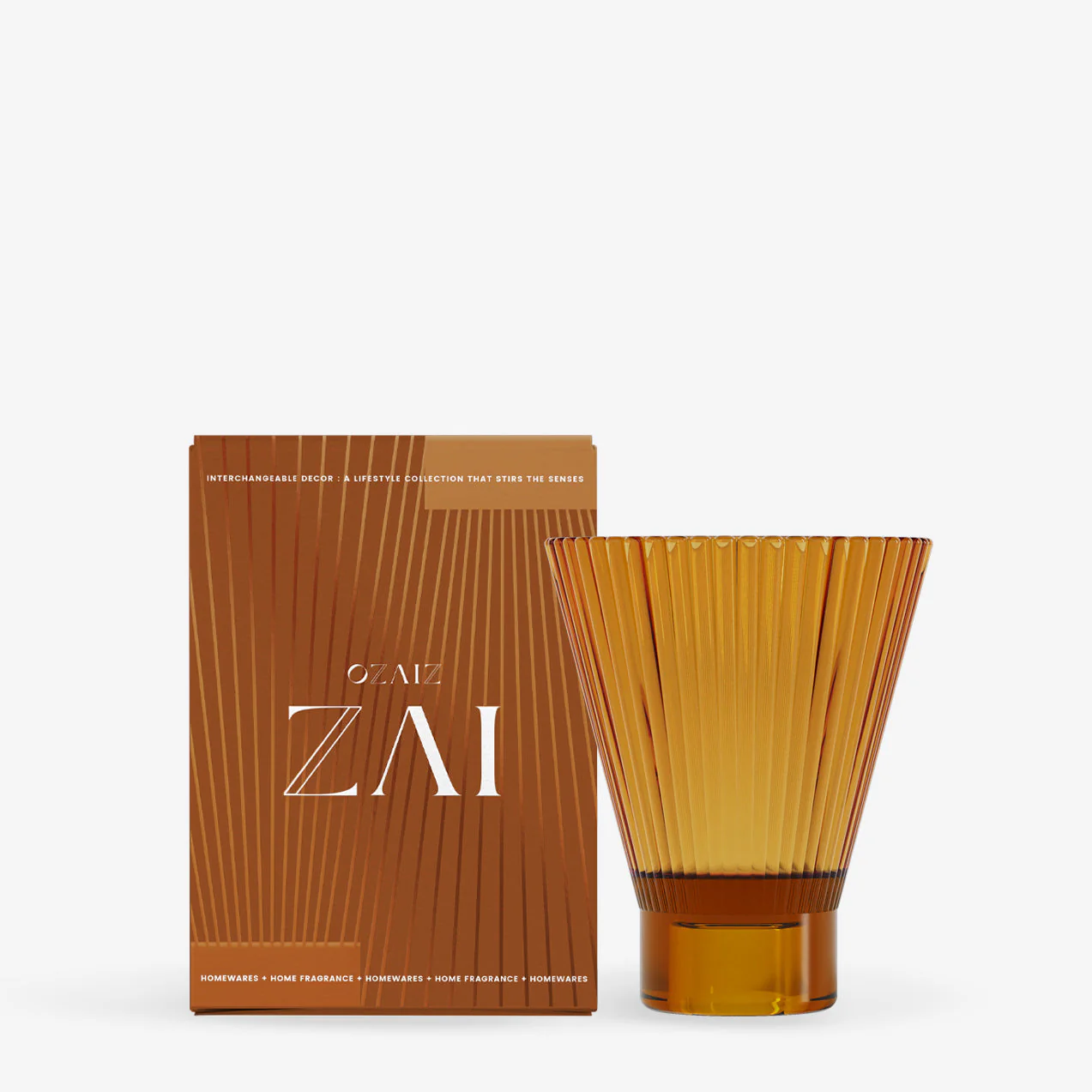 OZAIZ - ZAI Santal & Spice Candle with Glass Vessel - Image 17