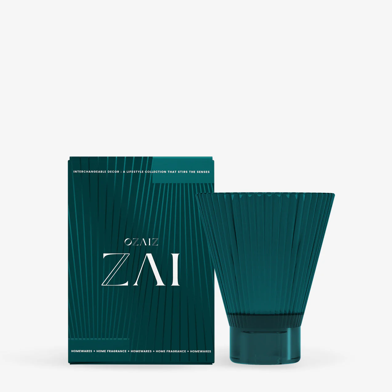 OZAIZ - ZAI Santal & Spice Candle with Glass Vessel - Image 7